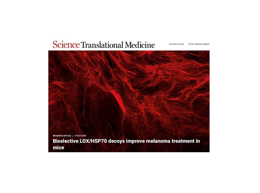 Assistant Professor Nikos Afratis Co-authors Article in Science Translational Medicine